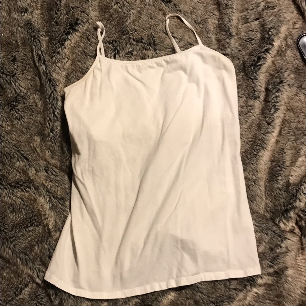 White Maternity Camisole Tank